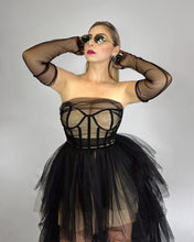 Cargar imagen en el visor de la galería, Vestido fiesta tul negro
