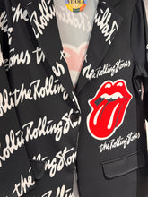 Cargar imagen en el visor de la galería, Blazer negro estampado Rolling stones
