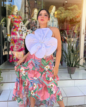 Cargar imagen en el visor de la galería, Falda olanes estampado floral
