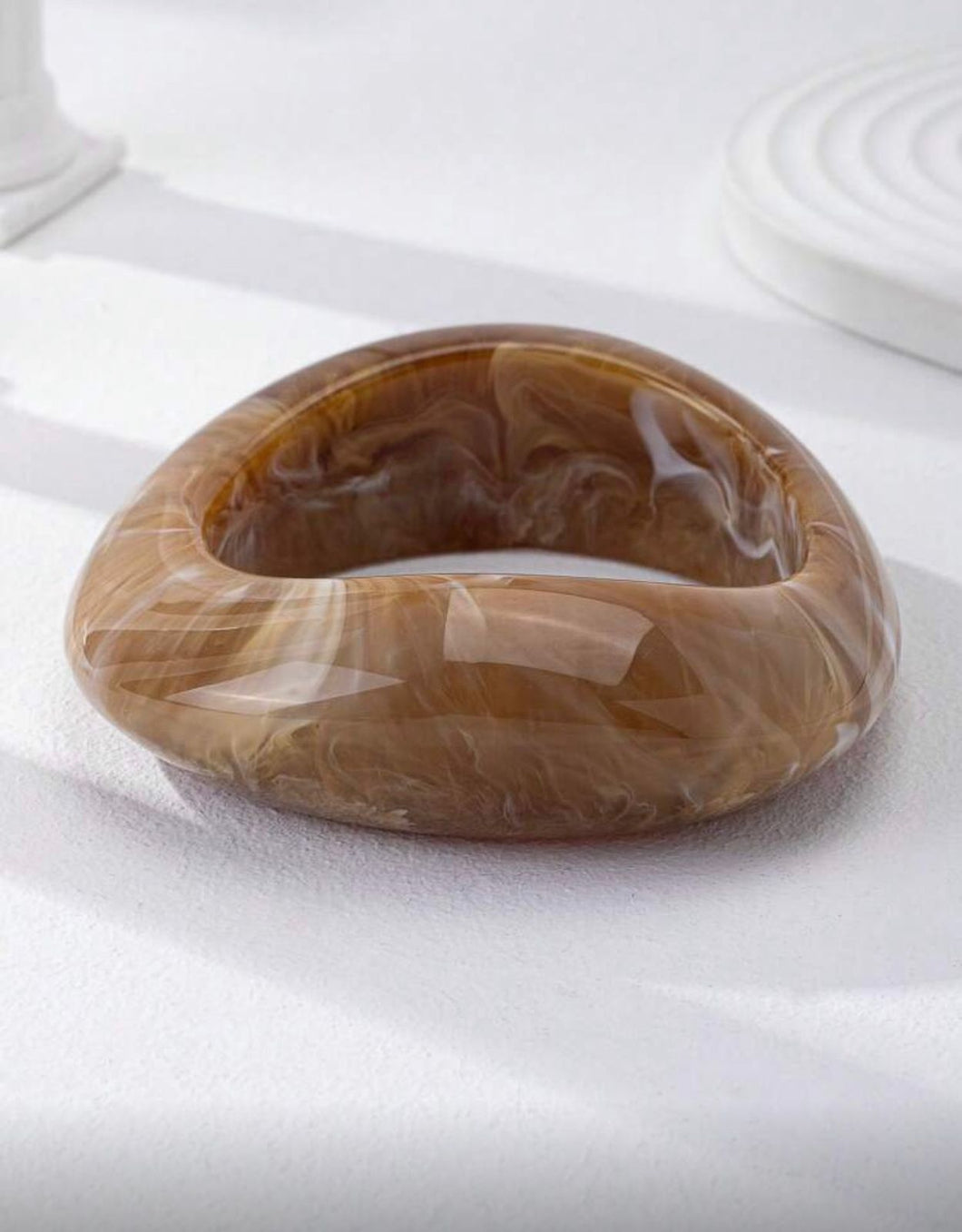 Pulsera chunky café