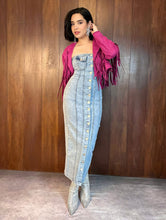 Cargar imagen en el visor de la galería, Chamarra gamuza flecos
