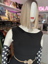 Cargar imagen en el visor de la galería, Maxi vestido negro curvy
