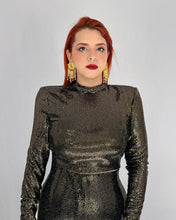 Cargar imagen en el visor de la galería, Set blusa &amp; pantalón lentejuela
