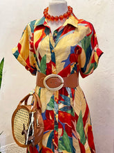 Cargar imagen en el visor de la galería, Vestido botones estampado
